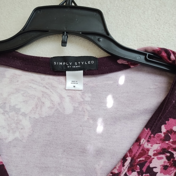 Skirt and Blouse set Wine and Pink by Simply Styled by Sears - Picture 4 of 7